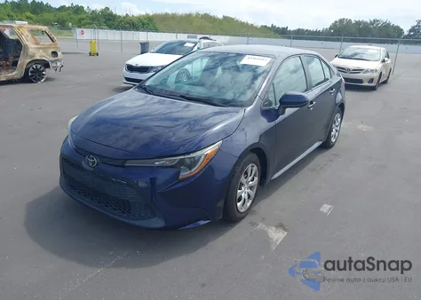 2021 Toyota Corolla Le z USA, uszkodzony, nr VIN 5YFEPMAE2MP206600